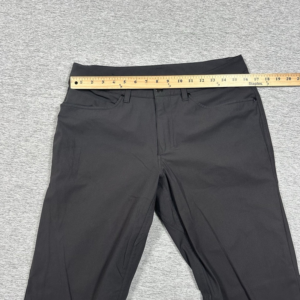 Lululemon Pants Mens 32x31 Black ABC Classic Warpstreme Business Chino City - Picture 3 of 9